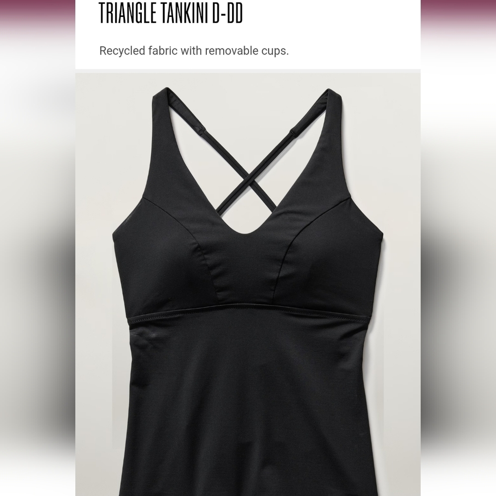 NWT Athleta Triangle Tankini